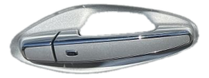 2016-2017 Chevrolet Impala Silver Exterior Door Handle - Right (Passenger) (Used OEM)