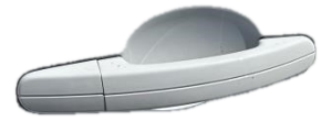 2013-2019 Ford Escape White Front Exterior Door Handle - Right (Passenger) (Used OEM)