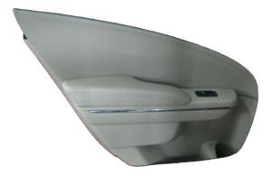 2011-2014 Dodge Charger Black Door Interior Trim Panel - Rear, Left (Driver) (Used OEM)