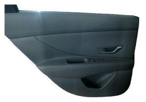 2021-2024 Hyundai Elantra Gray Door Interior Trim Panel with Power Windows and Locks - Rear, Left (Driver) (Used OEM)
