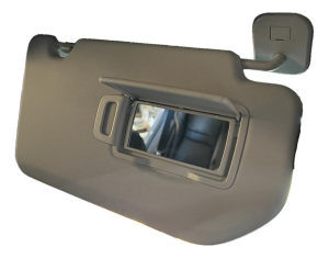 2021-2025 Nissan Rogue Black Sun Visor with Lighted Vanity Mirror - Right (Passenger) (Used OEM)