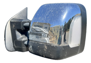 2016 Nissan TITAN XD Black Power Door/Side View Mirror - Left (Driver) (Used OEM)