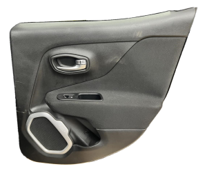 2015-2023 Jeep Renegade Black Door Interior Trim Panel - Rear, Right (Passenger) (Used OEM)