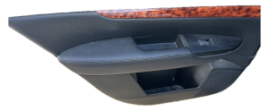 2010-2014 Subaru Legacy Black Door Interior Trim Panel - Rear, Left (Driver) (Used OEM)