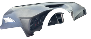 2010-2012 Subaru Legacy Black Radio Surround and Air Vents with Navigation (Used OEM)