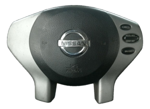 2007-2009 Nissan Altima Black Steering Wheel Air Bag - Left (Driver) (Used OEM)