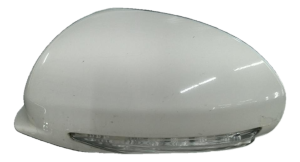 2013-2017 Buick Enclave White Power Door/Side View Mirror - Left (Driver) (Used OEM)