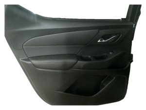 2020-2024 Cadillac XT6 Black Door Interior Trim Panel with Power Windows and Locks - Rear, Left (Driver) (Used OEM)