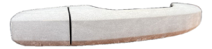 Chevrolet Silverado 3500 Black Textured Exterior Door Handle - Front, Right (Passenger) (Used OEM)