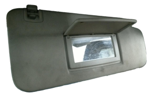 2017-2022 GMC Canyon Tan Sun Visor without Vanity Light - Right (Passenger) (Used OEM)