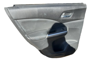 2012-2016 Honda CR-V Black Door Interior Trim Panel - Rear, Left (Driver) (Used OEM)