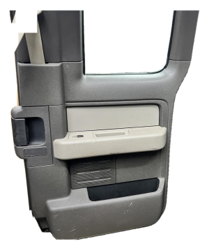 2010-2014 Lincoln Mark LT Black Door Interior Trim Panel - Rear, Right (Passenger) (Used OEM)