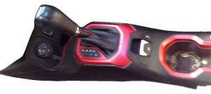 2015-2017 Jeep Renegade Black Front Floor Console Panel (Used OEM)