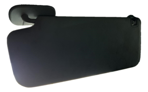 2007-2010 GMC Sierra Black Sun Visor without Lighted Vanity Mirror - Left (Driver) (Used OEM)