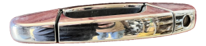 2007-2009 GMC Sierra Red Chrome Exterior Door Handle - Front, Left (Driver) (Used OEM)
