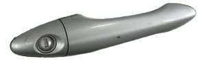 2014-2018 Kia Forte Silver Exterior Door Handle - Front, Right (Passenger) (Used OEM)