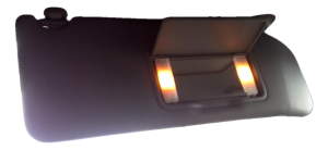 2009-2015 Honda Pilot Gray Sun Visor - Right (Passenger) (Used OEM)