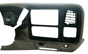 2003-2006 GMC Yukon XL Tan Instrument Panel Bezel (Used OEM)