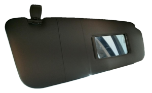 2008-2010 BMW 528i Tan Illuminated Vinyl Sun Visor - Right (Passenger) (Used OEM)