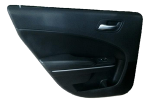 2015-2023 Chrysler 300 Black Door Interior Trim Panel - Rear, Left (Driver) (Used OEM)