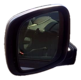 2008-2010 Dodge Grand Caravan Silver Power Door/Side View Mirror - Left (Driver) (Used OEM)