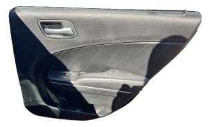 2015-2023 Chrysler 300 Black Door Interior Trim Panel - Rear, Right (Passenger) (Used OEM)
