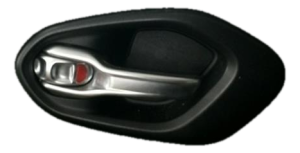 2017-2023 Jeep Cherokee Black Interior Door Handle - Front, Left (Driver) (Used OEM)