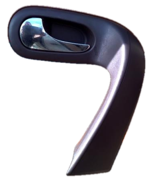 2008-2017 Buick Enclave Brown Chrome Interior Door Handle - Left (Driver) (Used OEM)