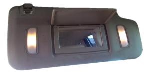 2007-2017 GMC Acadia Beige Illuminated Vanity Mirror Sun Visor - Right (Passenger) (Used OEM)