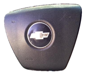 2011-2012 GMC Sierra 2500 Black Steering Wheel Air Bag - Left (Driver) (Used OEM)