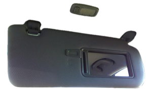 2011-2015 Kia Sorento Gray Sun Visor with Sunroof without Illuminated Mirror - Right (Passenger) (Used OEM)