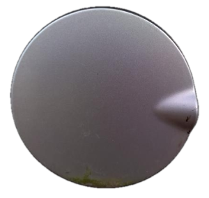 2001-2003 Chrysler Voyager Silver Fuel Filler Door (Used OEM)