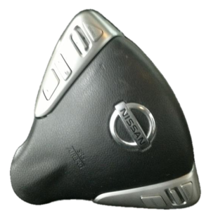 2014-2015 Nissan Versa Note Black Steering Wheel Air Bag - Left (Driver) (Used OEM)