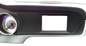 2012-2014 Mercedes-Benz C300 Black Speedometer and Display Instrument Panel Bezel (Used OEM)