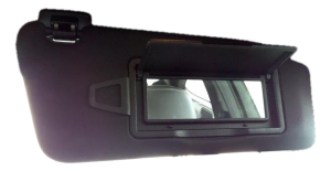 2012-2015 Mercedes-Benz C300 Black Illuminated Sun Visor - Right (Passenger) (Used OEM)