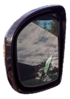 2013-2016 Nissan Pathfinder Black Power Door/Side View Mirror - Left (Driver) (Used OEM)