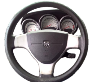 2008-2010 Dodge Grand Caravan Black Tilt Steering Column with Cruise and Radio Controls (Used OEM)