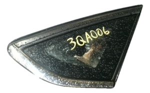 2013-2020 Ford Fusion Chrome Tinted Quarter Glass with Bottom Chrome Trim - Right (Passenger) (Used OEM)