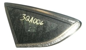 2013-2020 Ford Fusion Chrome Tinted Quarter Glass with Bottom Chrome Trim - Left (Driver) (Used OEM)