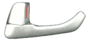 2010-2015 Hyundai Tucson Silver Interior Door Handle - Front, Left (Driver) (Used OEM)