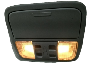 2007-2011 Honda CR-V Black Overhead Console Panel with Sunroof Controls (Used OEM)