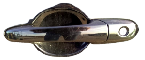 2005-2014 Ford Mustang Black Exterior Door Handle - Left (Driver) (Used OEM)