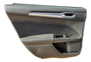 2013-2016 Ford Fusion Door Interior Trim Panel with Power Windows and Locks - Rear, Left (Driver) (Used OEM)