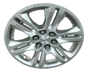2019-2020 GMC Canyon Silver 17x8 6-Split Spoke Alloy Wheel (Used OEM)