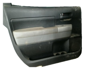 2008-2013 Toyota Sequoia Gray Door Interior Trim Panel - Rear, Left (Driver) (Used OEM)