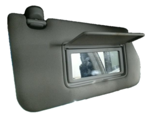 2013-2017 Nissan Altima Gray Sun Visor without Illuminated Vanity Mirror - Right (Passenger) (Used OEM)