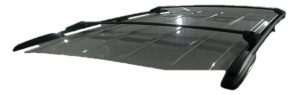 2007-2014 GMC Yukon XL Black Textured Luggage Rack Assembly (Used OEM)