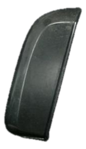 2005-2007 Nissan Pathfinder Black Exterior Door Handle - Rear, Left (Driver) (Used OEM)