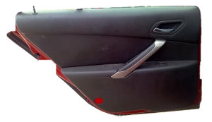 2005-2010 Pontiac G6 Black Front Door Interior Trim Panel - Rear, Left (Driver) (Used OEM)