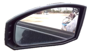 2003-2009 Nissan 350Z Black Power Door/Side View Mirror - Left (Driver) (Used OEM)